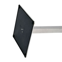 Pieds de table en acier inoxydable personnalisables, directement de l'usine, pour restaurants commerciaux, cafés, hôtels