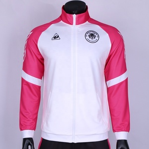 Logo personnalisé de haute qualité Nom Équipe Formation Échauffement <span class=keywords><strong>Football</strong></span> Manteau Veste À Manches Longues Hommes <span class=keywords><strong>Football</strong></span> Club Marque Survêtements Ensembles - Product Image 3