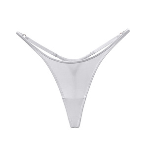 Tanga <span class=keywords><strong>de</strong></span> mujer Transpirable Correa delgada Tanga sexy Ropa interior <span class=keywords><strong>de</strong></span> tiro bajo en forma <span class=keywords><strong>de</strong></span> T para mujer Bragas - Product Image 6