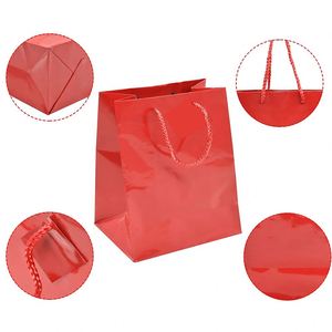 Medium Premium Paper Gift <b>Bags</b> Party Glossy <b>Bags</b> with Handles Tags Durable Bulk Paper Shopping <b>Bag</b> Eco-Friendly Kraft Paper <b>Bag</b> - Product Image 2