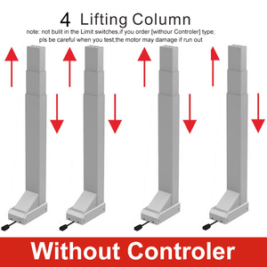 CONTUO थ्री स्टेज लिफ्टिंग कॉलम ऐप कंट्रोल ऑफिस इलेक्ट्रिक सिट स्टैंड डेस्क फ्रेम इलेक्ट्रिक ऊंचाई एडजस्टेबल टेबल लेग्स - Product Image 3