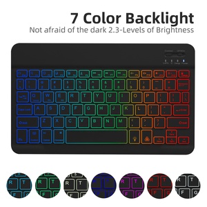 <span class=keywords><strong>Teclado</strong></span> desmontable magnético retroiluminado inalámbrico, Funda de cuero para tableta para Samsung Galaxy <span class=keywords><strong>Tab</strong></span> <span class=keywords><strong>S8</strong></span> 11,0, funda para <span class=keywords><strong>teclado</strong></span> de SM-X706 de - Product Image 3