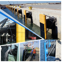 Système de pare-chocs coniques industriels résistants à la corrosion avec coussin en UHMW-PE pour l'amarrage des navires