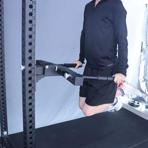Barra per Dip a Y Resistente con Impugnatura Regolabile Monopezzo, Pieghevole a 180 Gradi, per Attacchi Fitness Power Rack - Product Image 3
