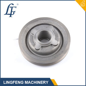 Di alta qualità di fusione di sabbia puleggia a cinghia parte in ghisa fonderia Grey ferro lavorazione CNC per uso industriale ggg20 ggg25 GJL20 GJL25 - Product Image 4