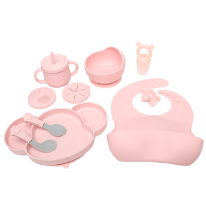 Juego de Alimentación para Bebés de Silicona sin BPA, Grado Alimenticio, para el Destete, Incluye Plato con Ventosa, Utensilios y Tazón con Dibujos Animados - Disponible para OEM y ODM - Product Image 6