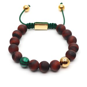 Pulsera de Cuentas de Metal con Piedras Preciosas de 8mm, Unisex, Premium, al por Mayor, Brazalete de Moda Hecho a Mano con Piedras de la Suerte, Joyería con Dijes de Moda, <span class=keywords><strong>VIYA</strong></span> - Product Image 6