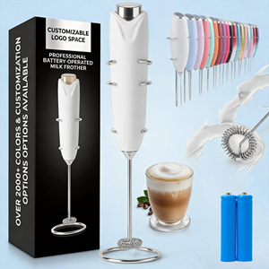 Mutfak Aleti Espresso Makinesi Yeni Pilli Köpürtücü Kolay Kullanımlı Çevre Dostu El Tipi Yarı Otomatik Süt Köpürtücü - Product Image 1