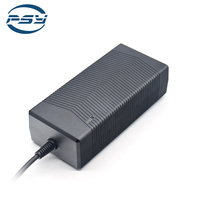 Chargeur de batterie Li-ion 42V 5A SCP de bureau ignifuge avec indicateur LED OTP CE pour système de stockage d'énergie