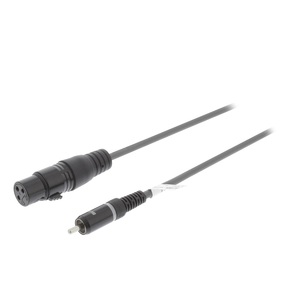 Cable Mono XLR, XLR 3p Hembra a RCA Macho, Adaptador de Audio de 1.5 M para Uso en Estudio - Product Image 1