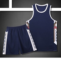 Ensemble de maillots de basket rétro à épaules étroites, veste universitaire de style américain, gilet, tenue d'équipe unisexe pour les matchs universitaires, impression personnalisée