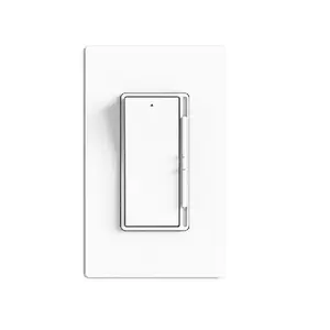 Interruptor de fluxo luminoso da lâmpada do dimmer, 120v 60hz 3 vias 300 w termoplástico V-2 da flammabilidade ul & culpa do interruptor do deslizamento para a luz do led regulável