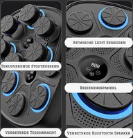 YUNPAO Machine de boxe musicale électronique intelligente de haute qualité, cible d'entraînement intelligente, mannequin anti-stress pour usage domestique, fabriquée avec des matériaux durables