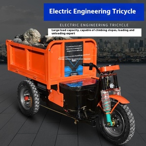 Motor de triciclo eléctrico del sitio de construcción para Proyecto de volcado de carga que tira de mortero de hormigón agricultura agrícola camión volquete de estiércol - Product Image 2