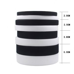 Offre Spéciale – Bande auto-agrippante noire et blanche 100 % polyester de 20 mm et 25 mm à coudre – Prix usine Chine – Vente en gros - Product Image 1