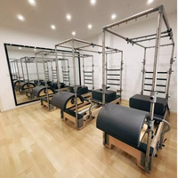 Máquina de Pilates Multifuncional Comercial MJD Crossformer, Entrenador de Cuerpo Completo con Carro Deslizante