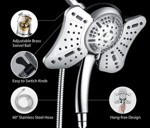 2 в 1 съемная Душевая насадка с 9 распылителем - Product Image 4