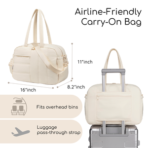 가볍고 부드러운 귀여운 패딩 방수 토트백 여성 퀼트 노트북 숄더백 휴대용 핸드백 요가 피트니스 운동 여행 가방 - Product Image 5