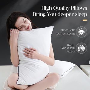 Fast Shipping Soft Fill Down 5-Star Hotel Quality <b>Pillow</b> 1000g with Bag Bed Neck <b>Pillow</b> for Hotel Home - Product Image 6