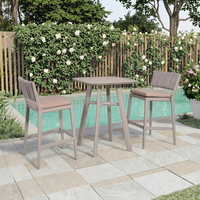 Meubles de patio de jardin Chaise d'extérieur Chaise et table Meubles de salle à manger Ensemble d'extérieur