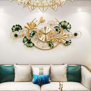 Im lặng không đánh dấu trang trí đồng hồ treo tường với kết thúc bóng và dễ đọc số cho hành lang nhà bếp hoặc tường phòng khách - Product Image 3