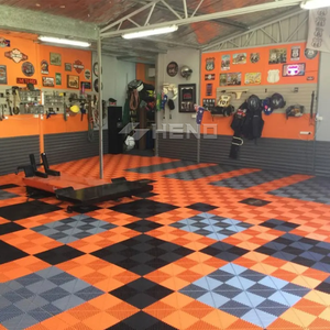 Dalles de sol modulaires ventilées robustes pour lavage de voitures, ateliers et garages - Product Image 3