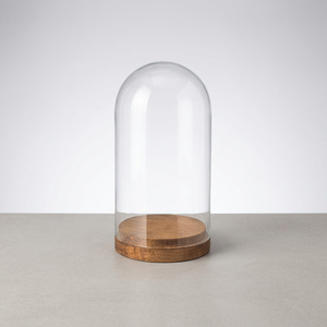 Cúpula Ovalada de Vidrio con Base, Tema Navideño de Cruz, para Decoración de Mesa - Product Image 2
