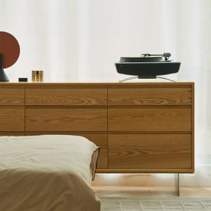 Credenza Moderna a Nove Cassetti Fatta a Mano, Ecologica, in Legno Massello, Stile Nordico, Salvaspazio per Camera da Letto e Soggiorno - Product Image 6