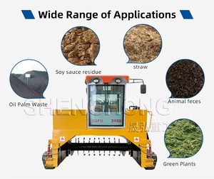 Windrow <strong>Agricultural</strong> <strong>Waste</strong> Making <strong>Machine</strong> Fertilizer Mixer <strong>Machine</strong> Livestock <strong>Manure</strong> Compost Turning <strong>Machine</strong>