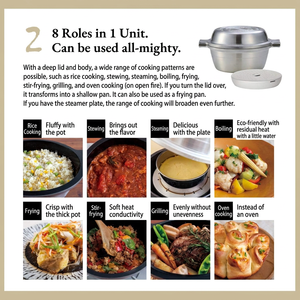 Precision-Cast Aluminum Body 20cm 24cm Dual <b>Soup</b> Stock <b>Pots</b> For Cooking Set Non Stick - Product Image 5