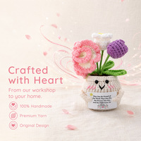 Rangkaian Bunga Rajutan Tangan Terlaris Antar Negara: Anyelir, Lily Valley, Tulip, Boneka Rajut Buatan Tangan - Asal Henan