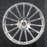 Jantes forgées sur mesure XINLAI Monobloc 5x112 5x114.3 5x120 19 20 21 pouces, finition argent poli, 10 branches, pour Audi A8