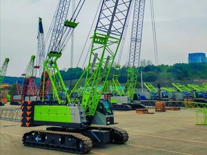 Promotion limitée dans le temps 55ton Crawler Crane ZCC850H <span class=keywords><strong>avec</strong></span> 52m de longueur de flèche principale 17.5ton <span class=keywords><strong>Contrepoids</strong></span> Rencontre <span class=keywords><strong>avec</strong></span> China III Emission - Product Image 2