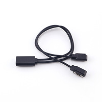 Câble de charge magnétique Type-C 2-en-1, extension intelligente à charge rapide en PVC, personnalisable pour téléphone portable