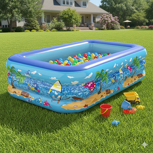 <span class=keywords><strong>Piscina</strong></span> Inflable de PVC Ecológica de Alta Calidad, <span class=keywords><strong>Rectangular</strong></span>, para Exteriores, Familiar, para Niños y Adultos, Producción de Fábrica - Product Image 4