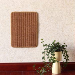 Sisal Mat Cat Scratching Pad per gatti da interno con nastro adesivo <span class=keywords><strong>Hook</strong></span> <span class=keywords><strong>Loop</strong></span> Cat Scratching Rug scratcher da parete - Product Image 5