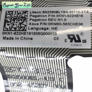 Tastiera del computer portatile per ASUS ZenBook 15 UX533 UX533F UX533FD 0KN1-622HE16 0KNB0-563CHE00 <span class=keywords><strong>HE</strong></span> retroilluminazione di ricambio tastiere - Product Image 4