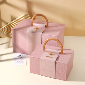 Premium lujo Rosa cartón papel regalo peluca extensión del pelo magnético satén instalar Kit rectángulo lujoso piel peluca cajas <span class=keywords><strong>de</strong></span> papel - Product Image 2