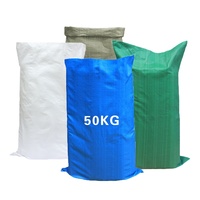 Sacs tissés en PP imprimés de 50 kg, respirants, recyclables, thermoscellables pour l'emballage du riz, du maïs et des semences