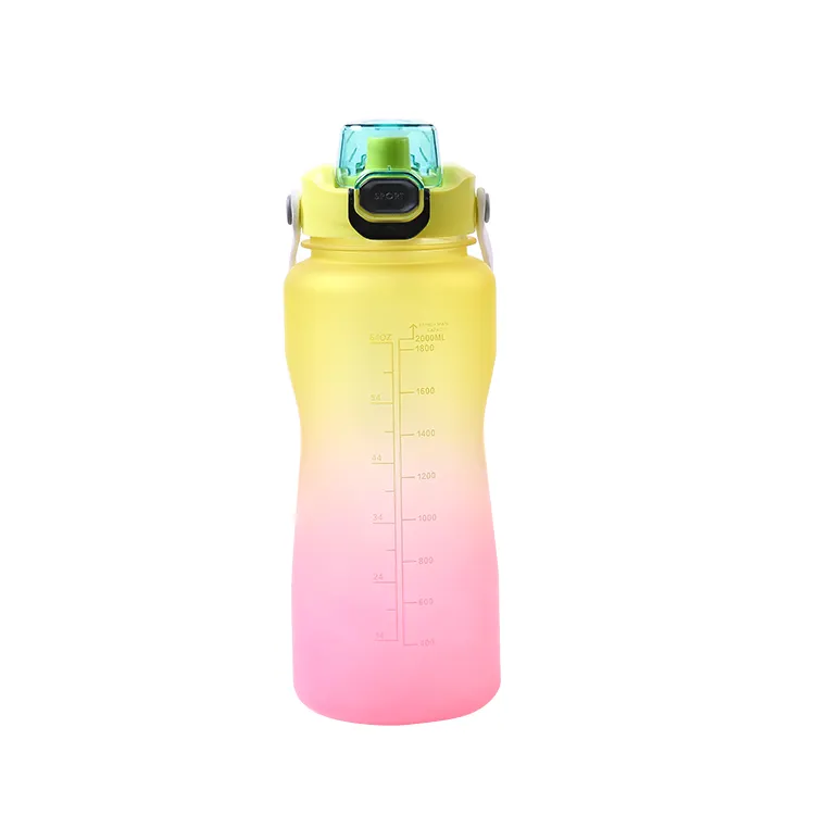 factory supply Excellent Material rest water bottle, large capacity 2.2 L sanitation BPA free drink water bottle
