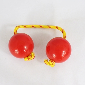 Balle de rythme africaine en gros, double shaker à cordes tressées pour la salle de musique - Product Image 4