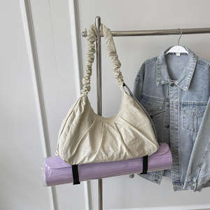 High quality portable <b>nylon</b> drawstring <b>shoulder</b> <b>bag</b> with large capacity and stylish design - Product Image 4