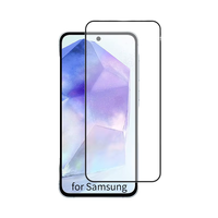 Protection d'écran en verre trempé 9D à couverture intégrale pour Samsung Galaxy S25 Ultra Plus S24 FE S23 A55 M16 M15 M14 A06 XS Max