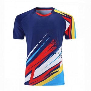 เสื้อเจอร์ซีย์ผู้ชายขายส่ง เป็นมิตรกับสิ่งแวดล้อม แห้งเร็ว แขนสั้นสำหรับออกกำลังกาย พิมพ์ลายแบบซับลิเมชั่นตามสั่ง ระบายอากาศได้ดี ผลิตจากโพลีเอสเตอร์ 100% - Product Image 1