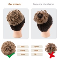 Iriswigs H9 Perruques pour femmes, chignon queue de cheval, fibre synthétique, soie domestique, invisible, volumineux, naturel, long, couleur OMBRE, origine Zhejiang
