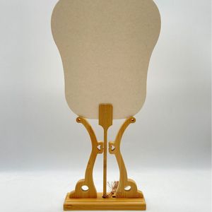 Support de ventilateur en bambou 16x4x18cm, présentoir en bois écologique de style chinois - Product Image 3