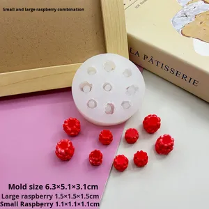 Molde <span class=keywords><strong>de</strong></span> Silicona Reutilizable para Pastel <span class=keywords><strong>de</strong></span> Arándanos y Frambuesas, para Fruta, <span class=keywords><strong>Chocolate</strong></span>, Helado, Repostería y Fabricación <span class=keywords><strong>de</strong></span> Velas Aromáticas - Product Image 6