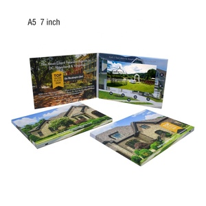 Paysage vidéo brochure fabricant 7 pouces mini écran LCD livre vidéo cadre <span class=keywords><strong>photo</strong></span> numérique pour la publicité de mariage - Product Image 4