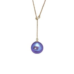 Collier en argent Zhuji S925 avec pendentif en perle d'eau douce de 6-7 mm, lumière intense, vente en gros transfrontalière avec approvisionnement en direct - Product Image 5