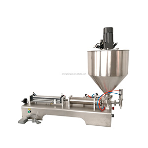 1000ML Electric Semi-Automatic Piston Filling <b>Machine</b> for Paste Cream Juice <b>Oil</b> & Chemical with Glass/Metal and Barrel Packaging - Product Image 1